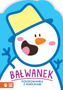 Okładka książki Bałwanek. Zimowe kolorowanie