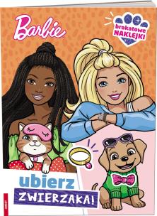 Barbie Ubierz zwierzaka DZW-1101. Autor: Opracowanie zbiorowe. Multiszop.pl Okładka książki Barbie Ubierz zwierzaka DZW-1101