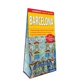 Okładka książki Barcelona light przewodnik + mapa