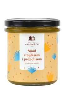 Zdjęcie produktu Bartnik Mazowiecki Miód z pyłkiem i propolisem 400g
