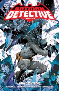 Batman Detective Comics T.1 Nowe sąsiedztwo. Autor: Mariko Tamaki, Dan Mora, Tomasz Sidorkiewicz. Multiszop.pl Okładka książki Batman Detective Comics T.1 Nowe sąsiedztwo