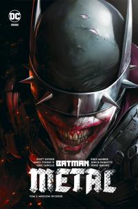 Batman Metal T.2 Mroczni Rycerze. Autor:   Praca zbiorowa. Multiszop.pl Okładka książki Batman Metal T.2 Mroczni Rycerze