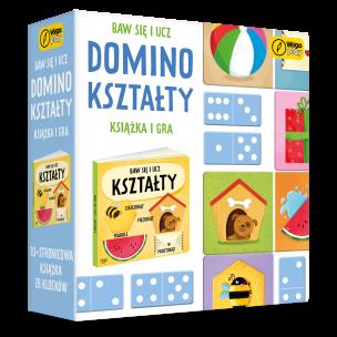 Opakowanie Baw się i ucz Domino Kształty Gra i książka