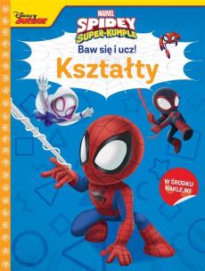 Okładka książki Baw się i ucz! Kształty. Marvel Spidey i..