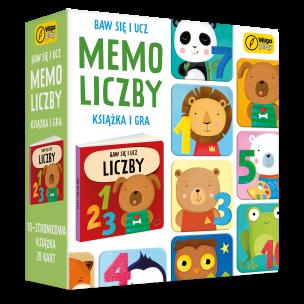 Opakowanie Baw się i ucz Memo Liczby Gra i książka