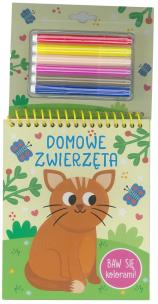 Okładka książki Baw się kolorami! Domowe zwierzęta