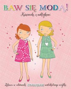 Okładka książki Baw się modą z naklejkami. Różowa