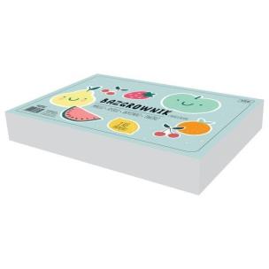 Opakowanie Bazgrownik A4 z naklejkami Owocki