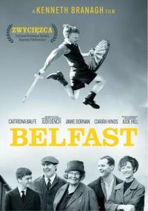Belfast DVD. Autor: Kenneth Branagh. Multiszop.pl Okładka książki Belfast DVD