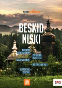 Beskid Niski. Trek&travel. Autor: Martin Martinger. Multiszop.pl Okładka książki Beskid Niski. Trek&travel
