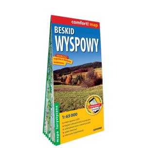 Okładka książki Beskid Wyspowy; mapa turystyczna 1:65 000