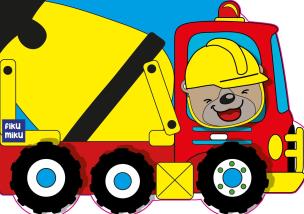 Okładka książki Betoniarka. Kolorowanka z wykrojnika