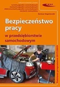 Okładka książki Bezpieczeństwo pracy w przedsiębiorstwie samochod.