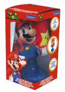 Bezprzewodowa lampka nocna Super Mario MLT10NI. Wydawca: Lexibook. Multiszop.pl Opakowanie Bezprzewodowa lampka nocna Super Mario MLT10NI
