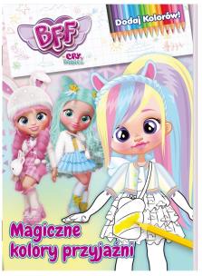 BFF. Dodaj kolorów cz.1 Magiczne kolory przyjaźni. Autor:   Praca zbiorowa. Multiszop.pl Okładka książki BFF. Dodaj kolorów cz.1 Magiczne kolory przyjaźni