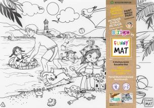 Biała mata Strigo Funny Mat Lato 48x33.5 cm. Wydawca: Strigo. Multiszop.pl Opakowanie Biała mata Strigo Funny Mat Lato 48x33.5 cm