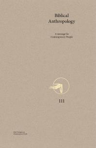 Okładka książki Biblical Anthropology. A message for Contemporary People