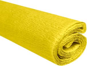 Opakowanie Bibuła marszczona 50x200 cytrynowy 10 rolek