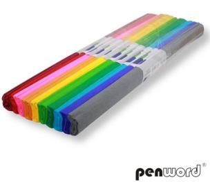 Opakowanie Bibuła marszczona mix kolorów 50x200cm (10szt)