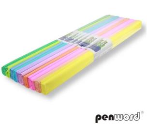 Opakowanie Bibuła marszczona pastel mix 50x200cm (10szt)