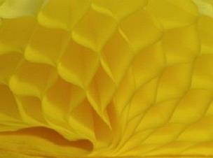 Opakowanie Bibuła przestrzenna żółta 23x33cm