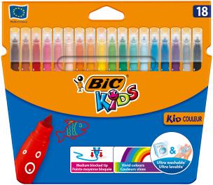 Opakowanie BIC Kids Kid Couleur Flamastry Pudełko 18szt