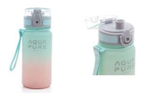 Opakowanie Bidon Aqua Pure 400ml pink/mint ASTRA