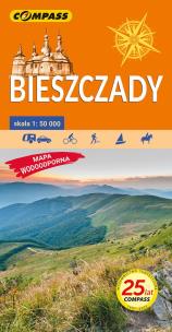 Bieszczady. Mapa turystyczna 1:50 000. Autor:   Praca zbiorowa. Multiszop.pl Okładka książki Bieszczady. Mapa turystyczna 1:50 000