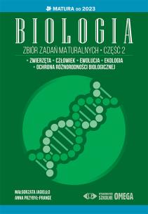 Biologia Zbiór zadań maturalnych Część 2 Matura od 2023 roku. Autor: Elżbieta Małgorzata Jagiełło, Anna Przybył-Prange. Multiszop.pl Okładka książki Biologia Zbiór zadań maturalnych Część 2 Matura od 2023 roku