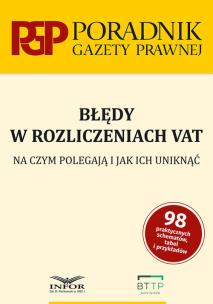 Okładka książki Błędy w rozliczeniach VAT