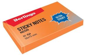 Opakowanie Bloczek samoprzylepny 50x75 pomarańcz 80 kartek