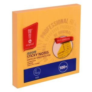 Bloczek samoprzylepny 75x75mm 100K neon MemoBe. Wydawca: MemoBe. Multiszop.pl Opakowanie Bloczek samoprzylepny 75x75mm 100K neon MemoBe