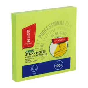 Bloczek samoprzylepny 75x75mm 100K neon MemoBe. Wydawca: MemoBe. Multiszop.pl Opakowanie Bloczek samoprzylepny 75x75mm 100K neon MemoBe