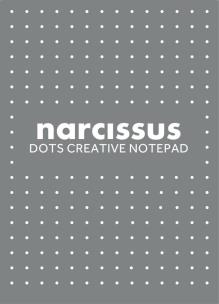 Opakowanie Blok A5 60k kropki szary klejony z góry pakiet 6 sztuk