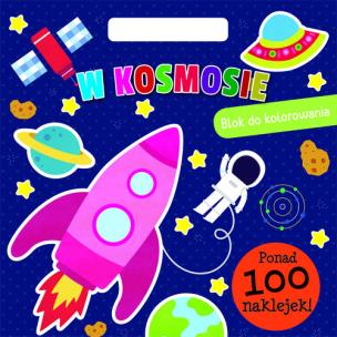 Okładka książki Blok do kolorowania. W kosmosie