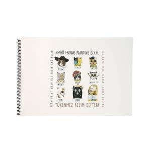 Blok poziomy Malarze koty Funny Mat STRIGO. Wydawca: Strigo. Multiszop.pl Opakowanie Blok poziomy Malarze koty Funny Mat STRIGO