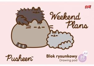 Opakowanie Blok rysunkowy A4 20 kartek 80g/m2 Pusheen