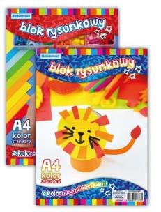 Opakowanie Blok rysunkowy A4/20K 80g kolorowy (10szt)