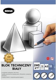 Opakowanie Blok techniczny A3/10K biały Premium