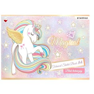 Opakowanie Blok techniczny A4/10K biały Unicorn (20szt)