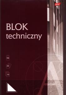 Blok techniczny A4/10K MIX (10szt). Wydawca: UNIPAP. Multiszop.pl Opakowanie Blok techniczny A4/10K MIX (10szt)