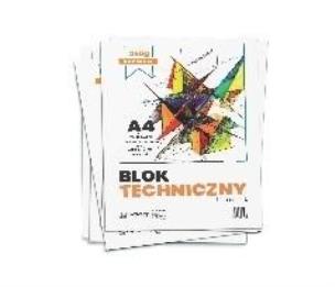 Opakowanie Blok techniczny A4 biały premium 250g (10szt)
