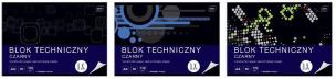 Opakowanie Blok techniczny czarny A4/10K (10szt)