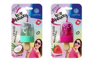 Błyszczyk do ust Ice Cream truskawka mix ASTRAFUN. Wydawca: ASTRA papiernicze. Multiszop.pl Opakowanie Błyszczyk do ust Ice Cream truskawka mix ASTRAFUN