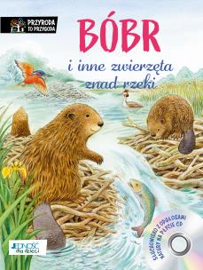 Bóbr i inne zwierzęta znad rzeki. Autor: REICHENSTETTER FRIEDERUN, Hans-Gnther Dring. Multiszop.pl Okładka książki Bóbr i inne zwierzęta znad rzeki