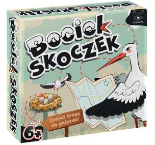 Bociek Skoczek. Wydawca: Kangur. Multiszop.pl Opakowanie Bociek Skoczek