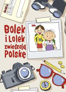 Okładka książki Bolek i Lolek zwiedzają Polskę