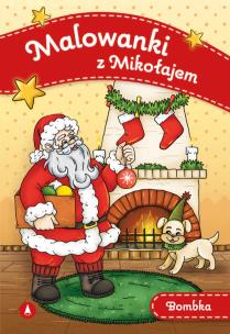 Bombka. Malowanki z Mikołajem. Autor: Opracowanie zbiorowe. Multiszop.pl Okładka książki Bombka. Malowanki z Mikołajem