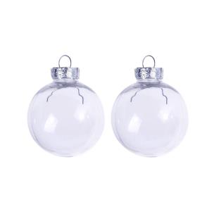 Opakowanie Bombka przeźroczysta zrób to sam 2 szt.