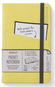 Opakowanie Bookaroo Notatnik Journal Pocket A6 - Limonkowy